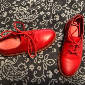 mono 1461 3 eye Dr. Martens poppy (red) rare monochromatic